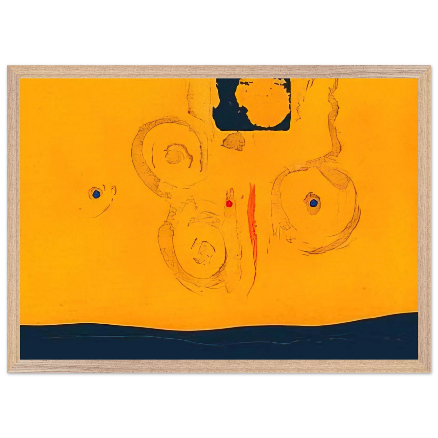 Helen Frankenthaler - Plaza Real - 1988 Wall art - 40x50 cm / 16x20 inches - Fine Art Poster-canvas - -