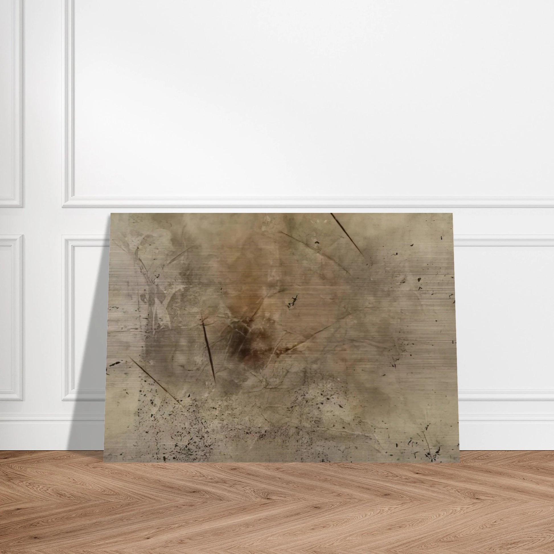 Variations III #29 - Abstract Expressionism - John Cage Brushed Aluminum Print - 70x100 cm / 28x40 inches | John Cage Aluminum Print | John Cage Prints