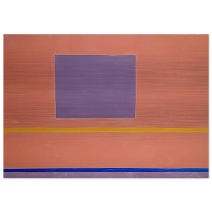 Olivet Sun-Box #II - 1967 - Theodoros Stamos Brushed Aluminum Print - 70x100 cm / 28x40 inches | Theodoros Stamos Aluminum Print | Theodoros Stamos Prints
