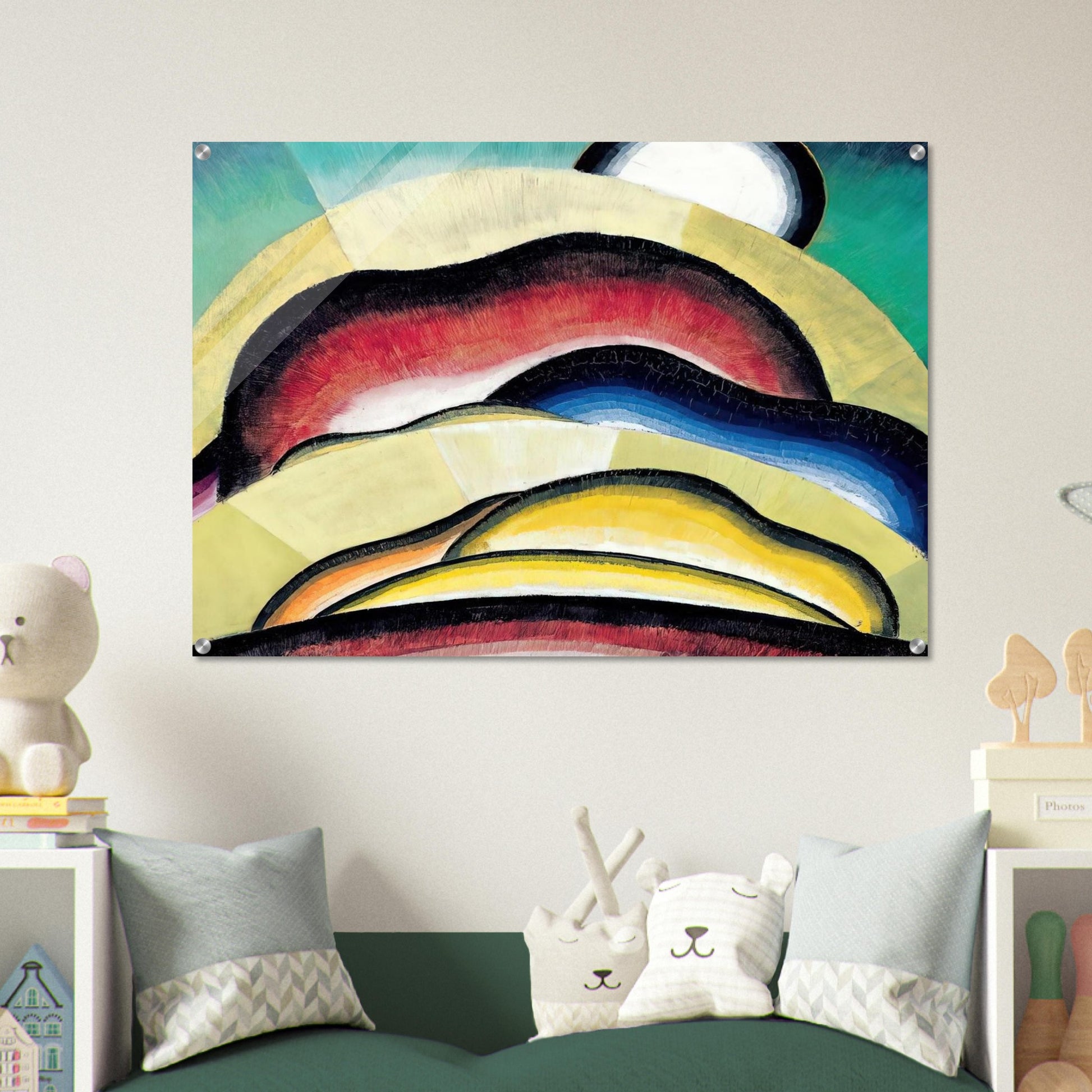 Sunrise - 1924 - Arthur Dove Acrylic Print - 70x100 cm / 28x40″ inches | Arthur Dove Wall Art | Arthur Dove Prints