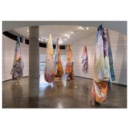 Close to Trees - Sam Gilliam Brushed Aluminum Print - 70x100 cm / 28x40 inches | Sam Gilliam Aluminum Print | Sam Gilliam Prints