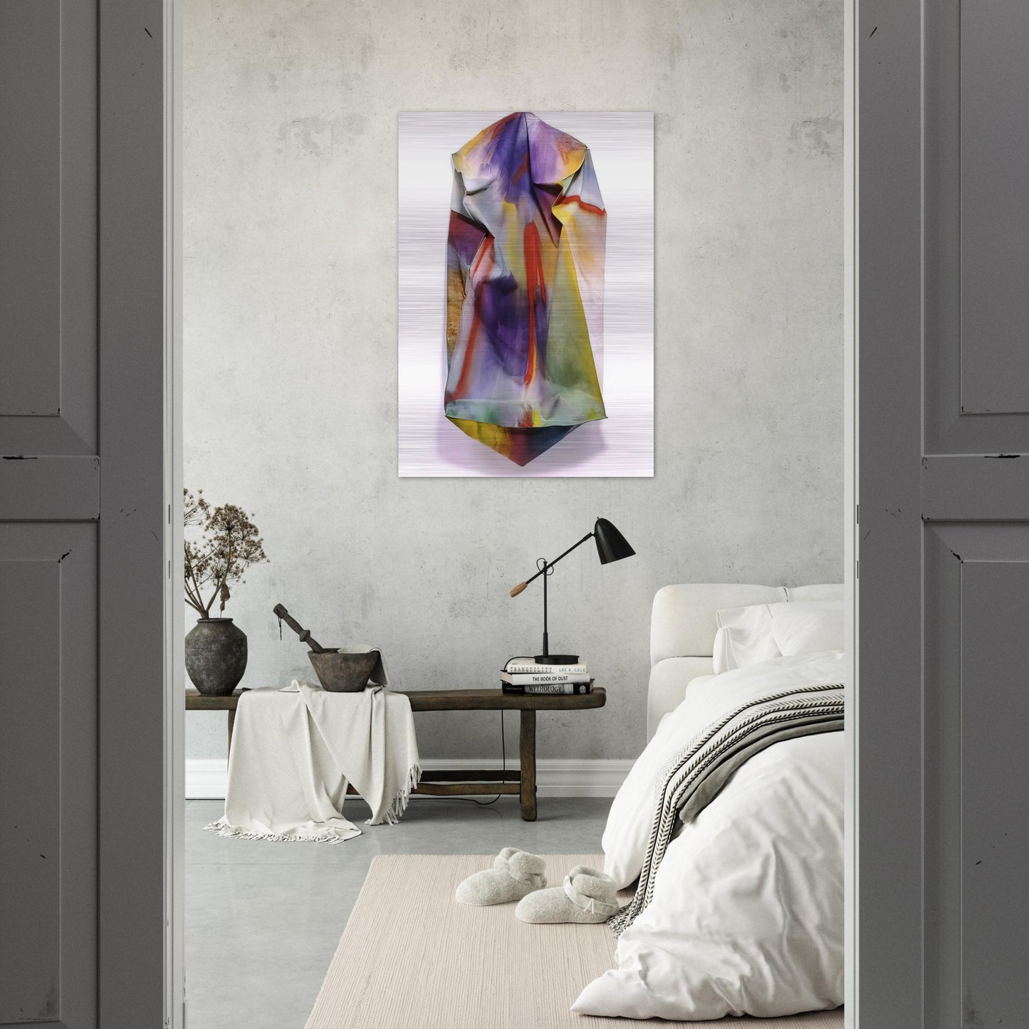 Wall Forest - Sam Gilliam Brushed Aluminum Print - 70x100 cm / 28x40 inches | Sam Gilliam Aluminum Print | Sam Gilliam Prints