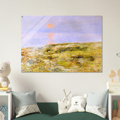 Sunset, Isle of Shoals - Childe Hassam Acrylic Print - 70x100 cm / 28x40″ inches