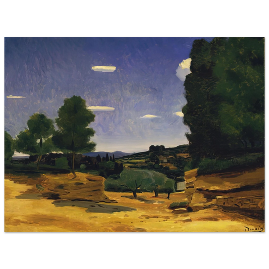 Andre Derain - LANDSCAPE PROVENCE 1925  75x100 cm / 30x40inches Fine Art Poster