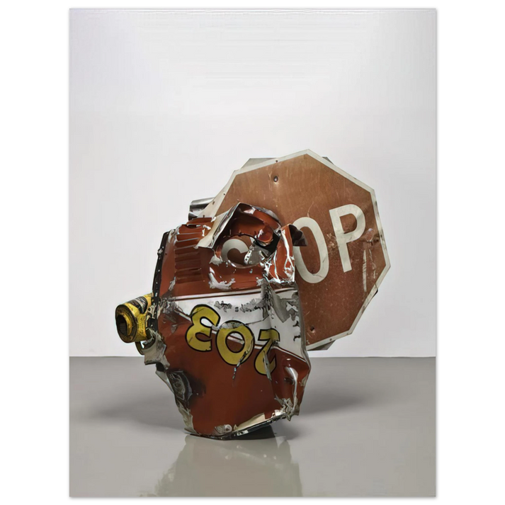 Robert Rauschenberg - STOP SIDE EARLY WINTER GLUT 1987  75x100 cm / 30x40inches Fine Art Poster