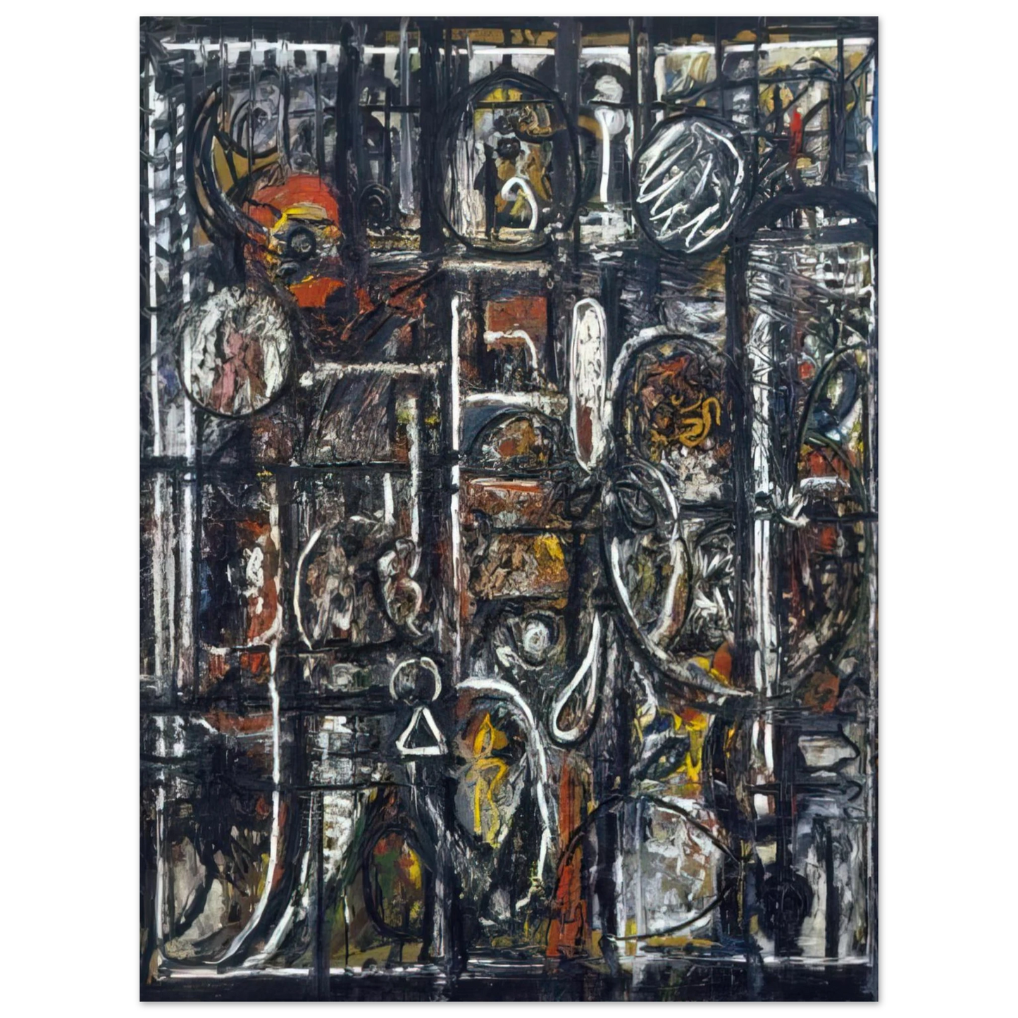 Richard Pousette-Dart - Palimpsest  75x100 cm / 30x40inches Fine Art Poster