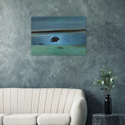 THE EYE - Salvador Dali Brushed Aluminum Print - 70x100 cm / 28x40 inches | Salvador Dali Aluminum Print | Salvador Dali Prints