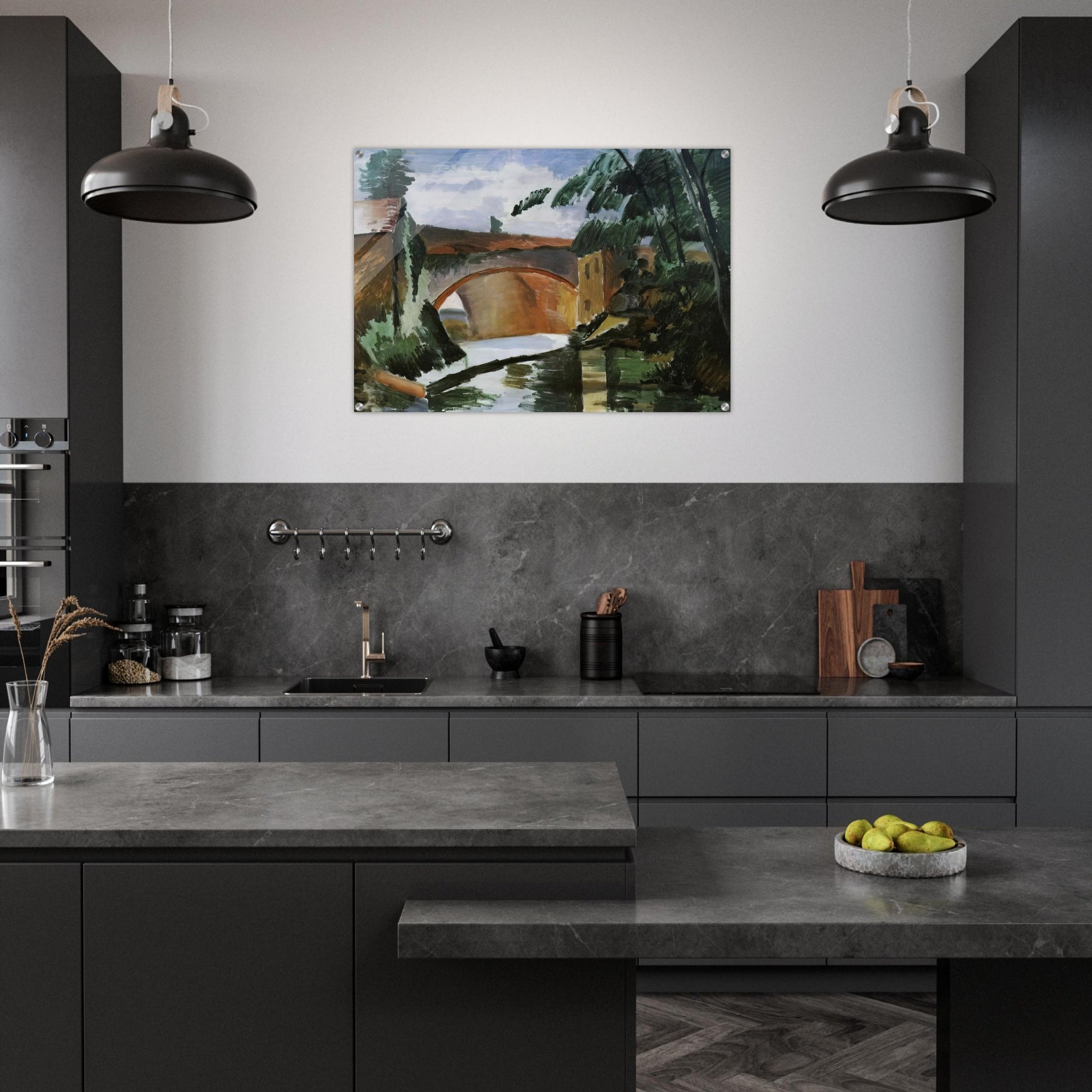 THE RIVER 1912 - Andre Derain Acrylic Print - 70x100 cm / 28x40″ inches | Andre Derain Wall Art | Andre Derain Prints