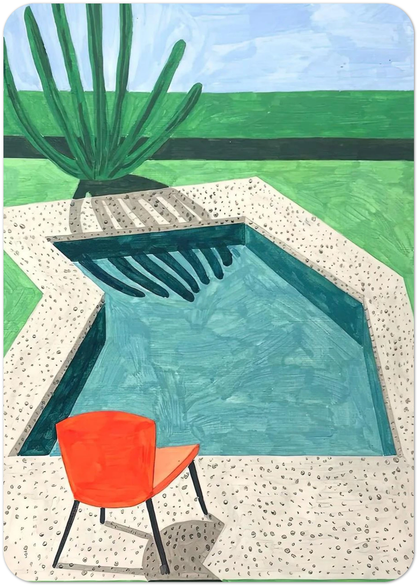 David Hockney By David Hockney Pack of 10 Post Cards | David Hockney Post Cards | A6 (10.5 x 14.8 cm) - 4.1 x 5.8 inches