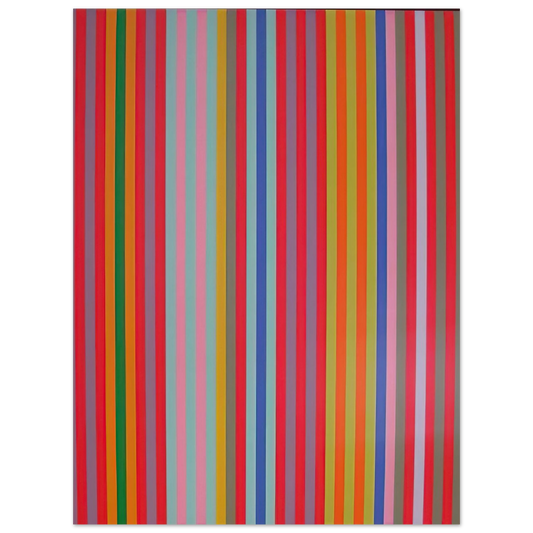 Gene Davis - Yoyo - 1969  75x100 cm / 30x40inches Fine Art Poster