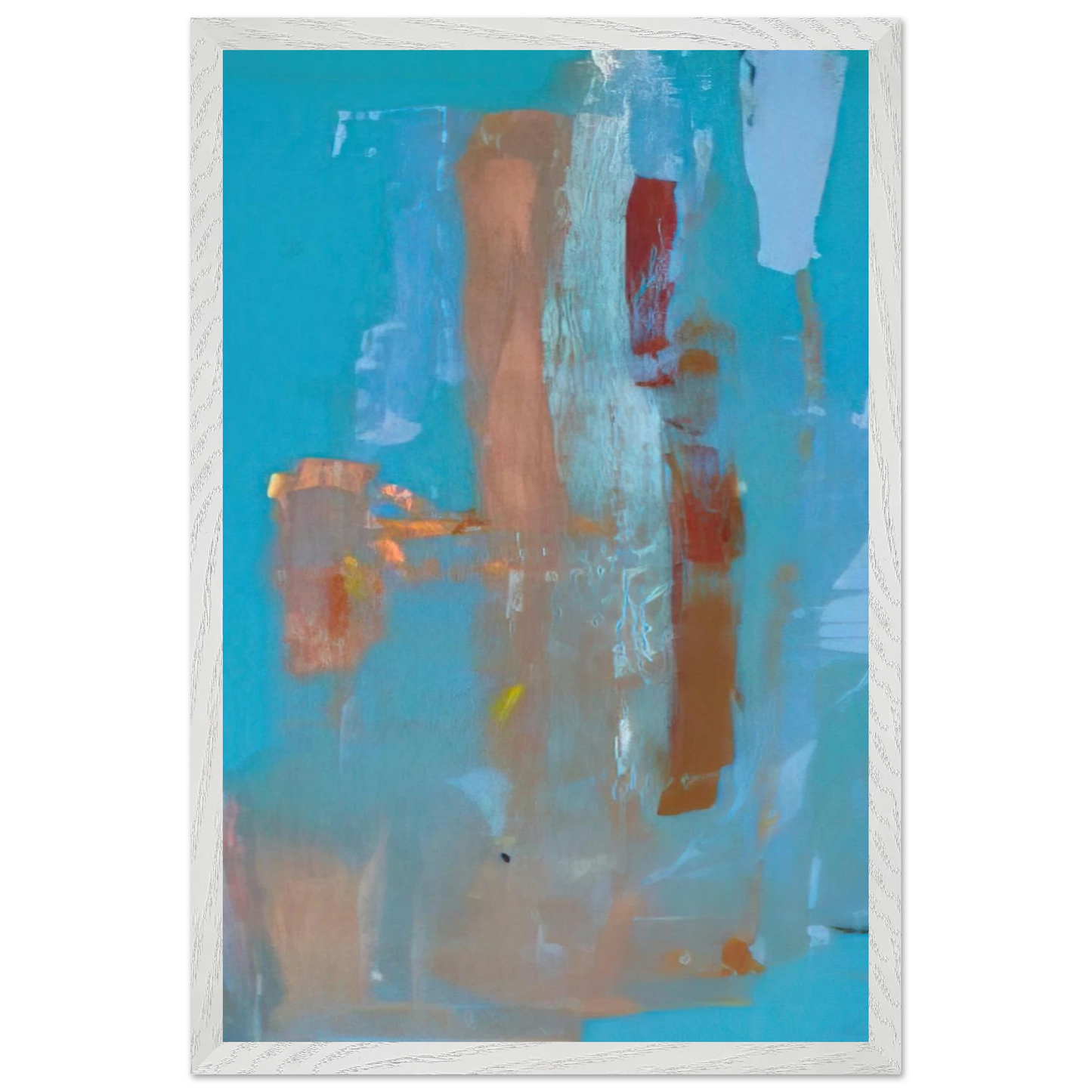 Helen Frankenthaler - In on Blue - 1976 Wall art - 40x60 cm / 16x24 inches - Fine Art Poster-canvas - -