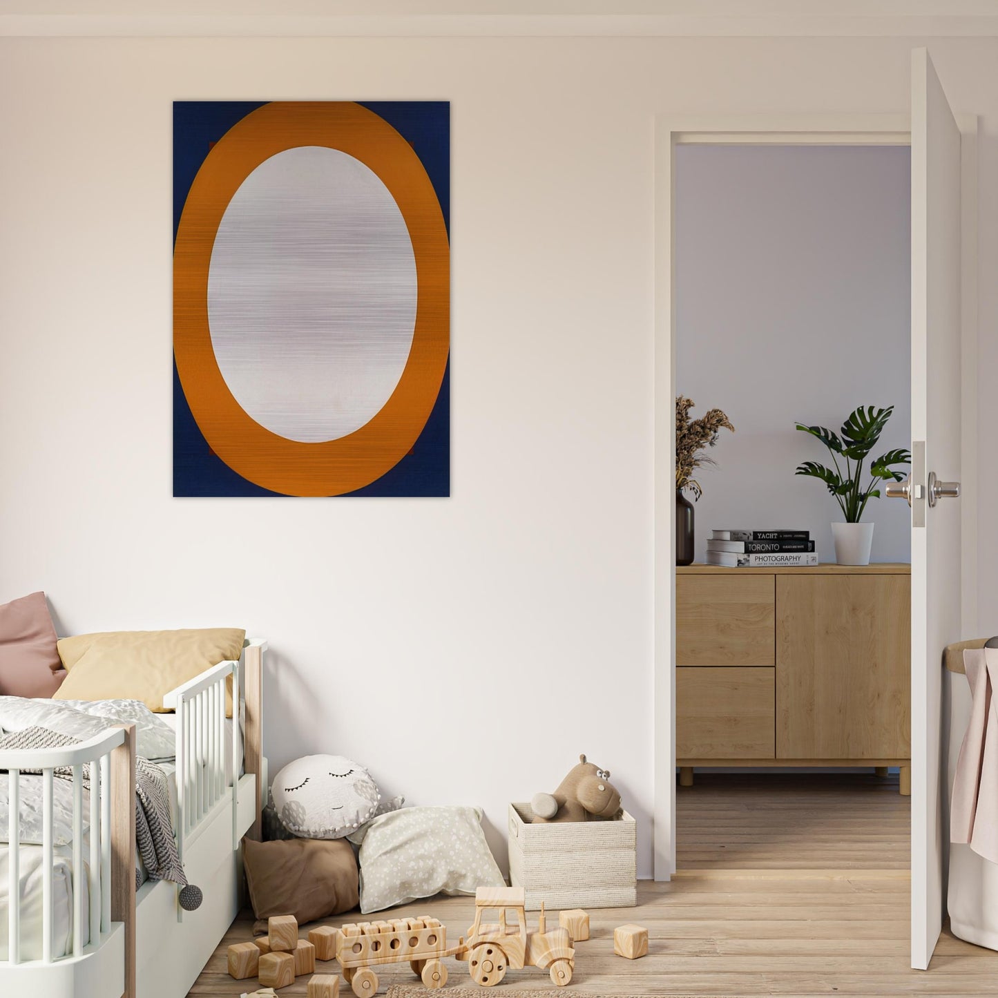 Mao - Al Held Brushed Aluminum Print - 70x100 cm / 28x40 inches | Al Held Aluminum Print | Al Held Prints