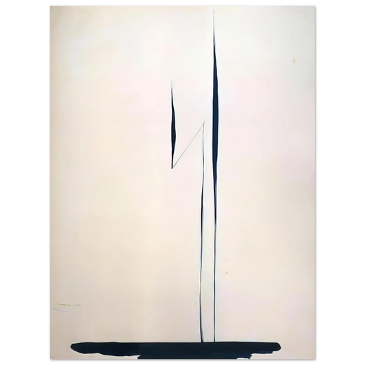 Georgia O'Keeffe - Black Lines 1 Fine Art Poster