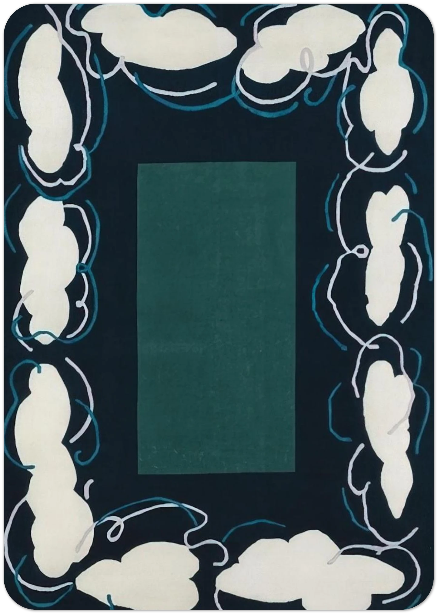 Cielo Par Terra - 1984 By Mario Schifano Pack of 10 Post Cards | Mario Schifano Post Cards | A6 (10.5 x 14.8 cm) - 4.1 x 5.8 inches