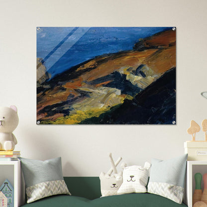 Rocks and Shore - Edward Hopper Acrylic Print - 70x100 cm / 28x40″ inches | Edward Hopper Wall Art | Edward Hopper Prints
