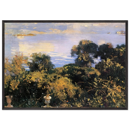 Oranges at Corfu - John Singer Sargent 70x100 cm / 28x40 inches Framed Art Print – Black Wooden Frame
