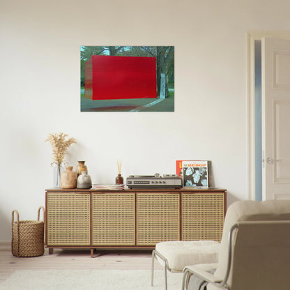 Room - 1956 - Jiro Yoshihara Brushed Aluminum Print - 70x100 cm / 28x40 inches | Jiro Yoshihara Aluminum Print | Jiro Yoshihara Prints