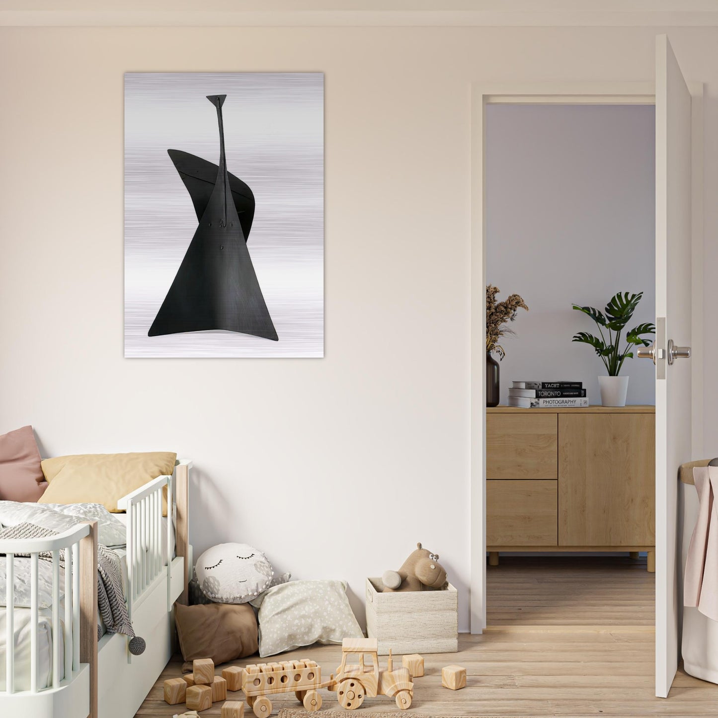 LITTLE ARCH MAQUETTE 1940 - Alexander Calder Brushed Aluminum Print - 70x100 cm / 28x40 inches | Alexander Calder Aluminum Print | Alexander Calder Prints