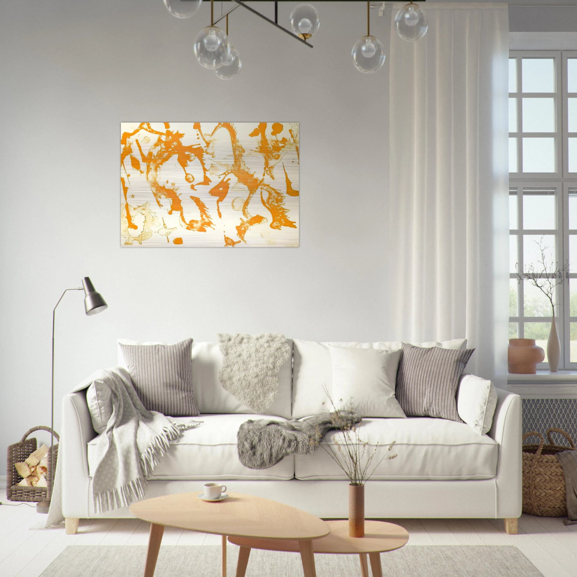 Gold Stone - Lee Krasner Brushed Aluminum Print - 70x100 cm / 28x40 inches | Lee Krasner Aluminum Print | Lee Krasner Prints