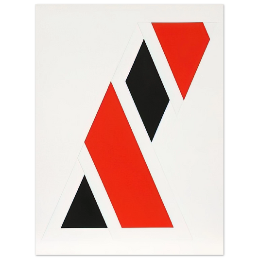 Omar Rayo - Gohei V - 1970  75x100 cm / 30x40inches Fine Art Poster