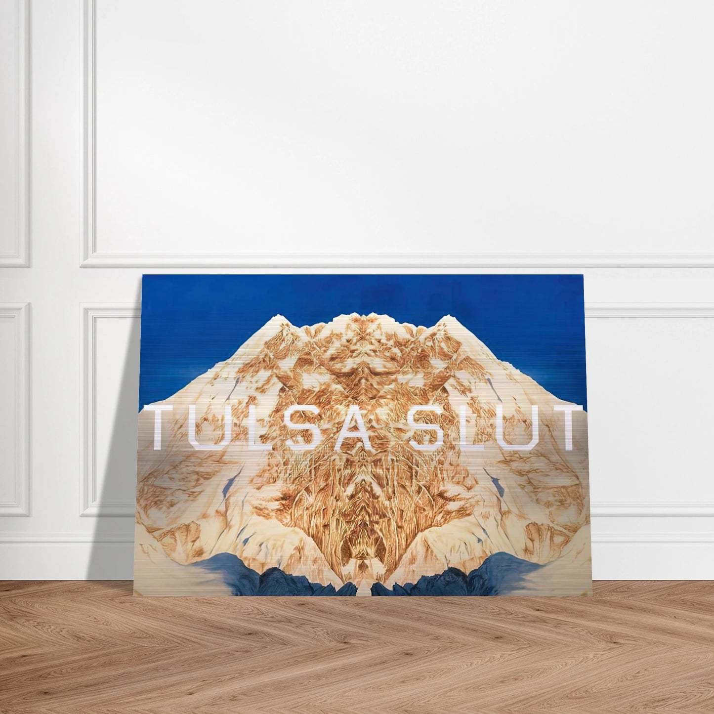 TULSA SLUT 2016 - Edward Ruscha Brushed Aluminum Print - 70x100 cm / 28x40 inches | Edward Ruscha Aluminum Print | Edward Ruscha Prints