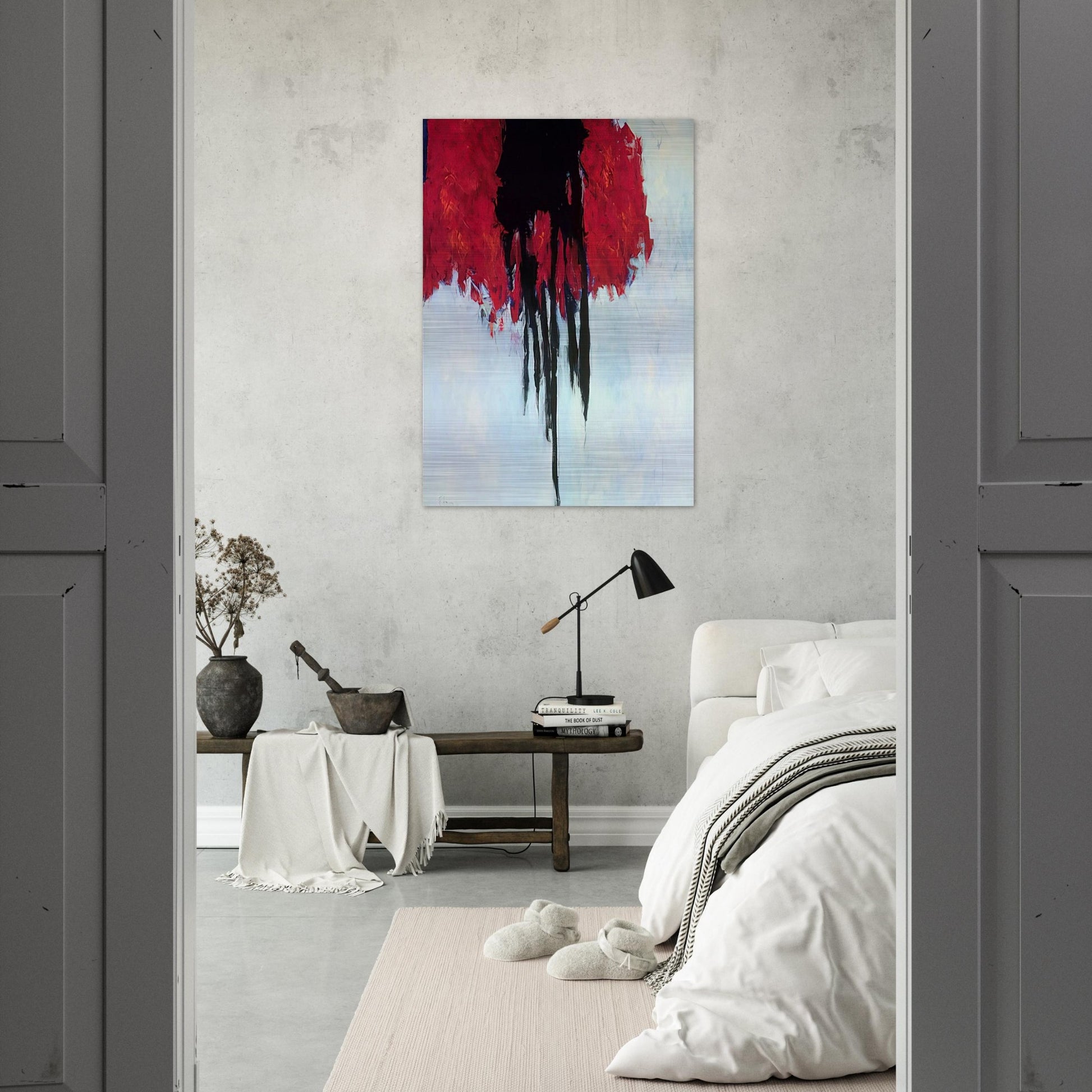 Adam - 1961 - Theodoros Stamos Brushed Aluminum Print - 70x100 cm / 28x40 inches | Theodoros Stamos Aluminum Print | Theodoros Stamos Prints