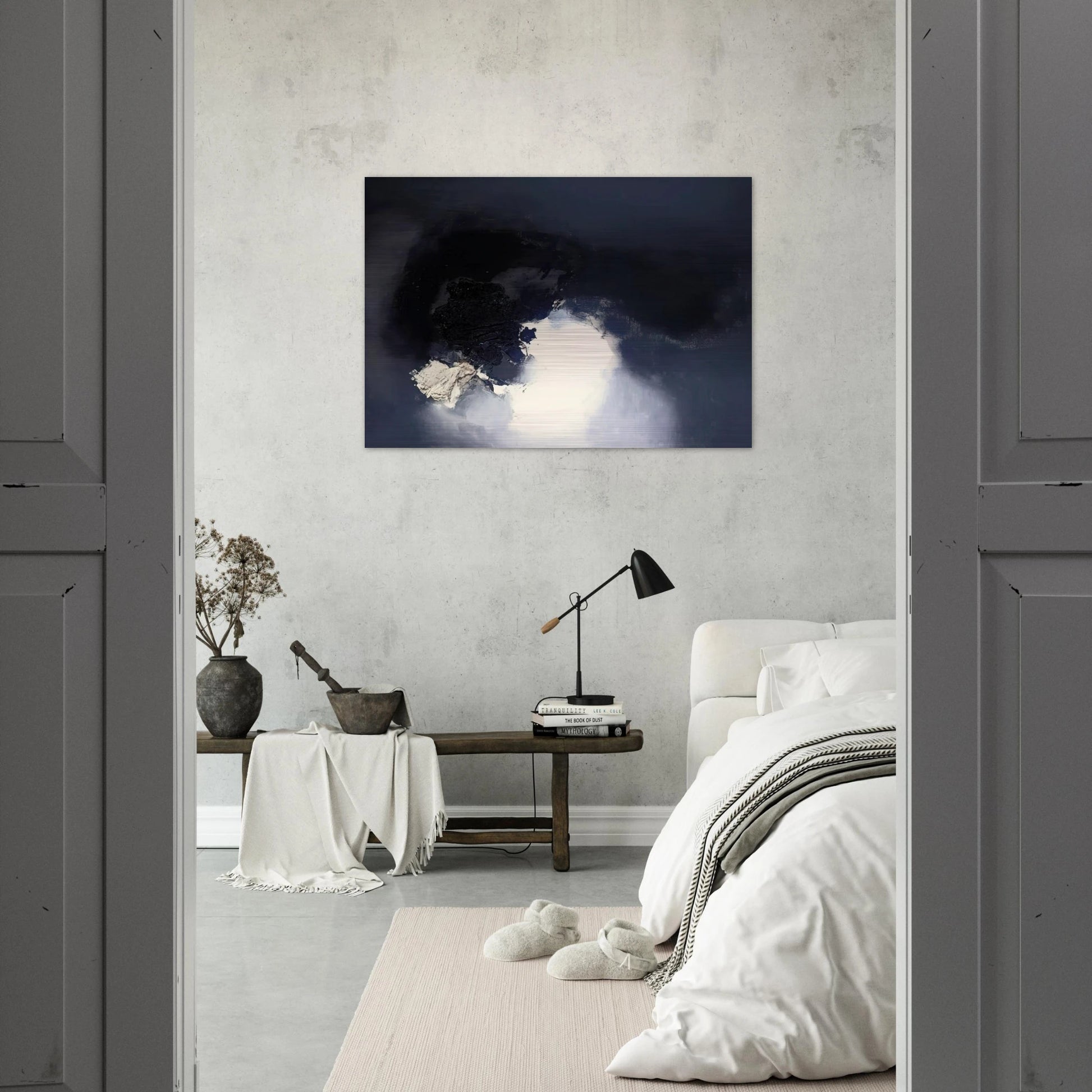 PAINTING 139 - Luis Feito Brushed Aluminum Print - 70x100 cm / 28x40 inches | Luis Feito Aluminum Print | Luis Feito Prints