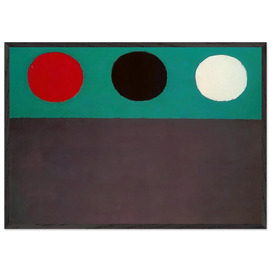 Loomineg 2 - 1969 - Adolph Gottlieb 70x100 cm / 28x40 inches Framed Art Print – Black Wooden Frame