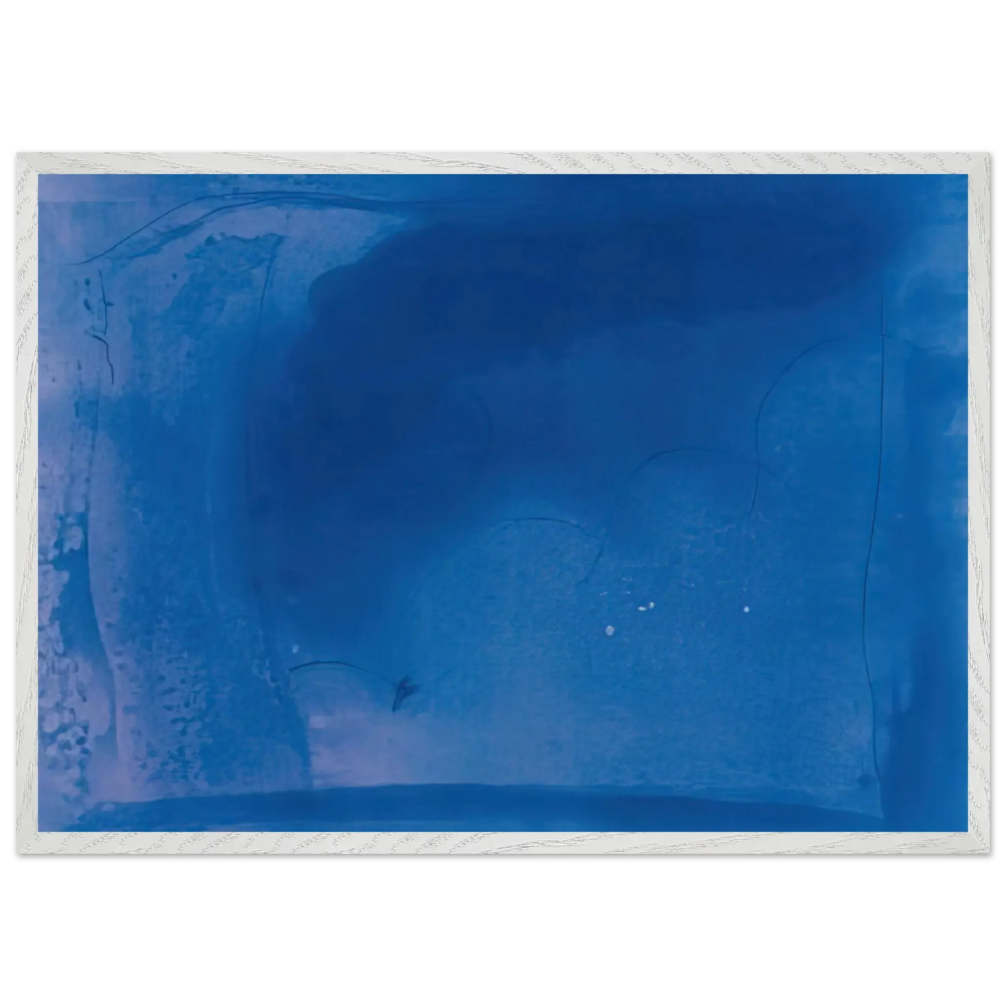 Helen Frankenthaler - Corot s Mark - 1987 Wall art - 70x100 cm / 28x40 Inches - Premium Wooden Framed Poster With Fine Art Paper - White frame