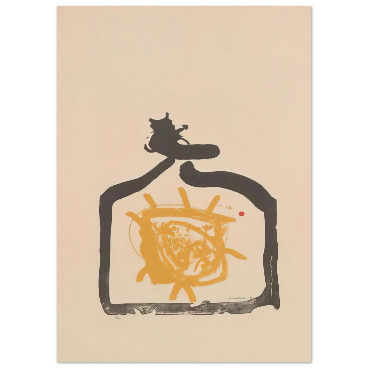 Helen Frankenthaler - May 26th Backwards - 1961 Wall art - A3 (29.7 x 42  cm) - Premium Wooden Framed Poster With Fine Art Paper-canvas - Wood frame
