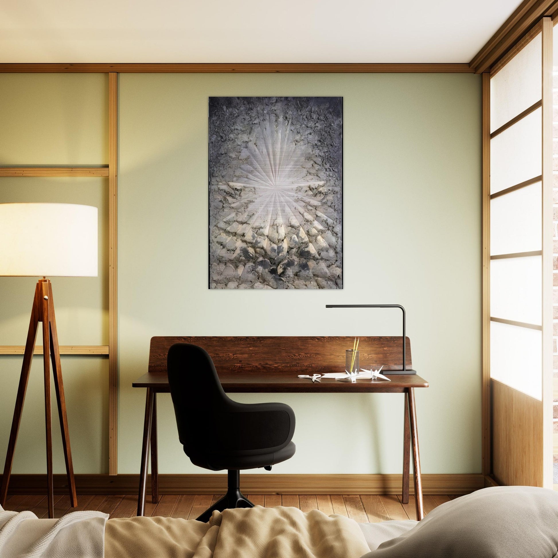 Jay DeFeo/BIG/The Rose - Jay DeFeo Brushed Aluminum Print - 70x100 cm / 28x40 inches | Jay DeFeo Aluminum Print | Jay DeFeo Prints