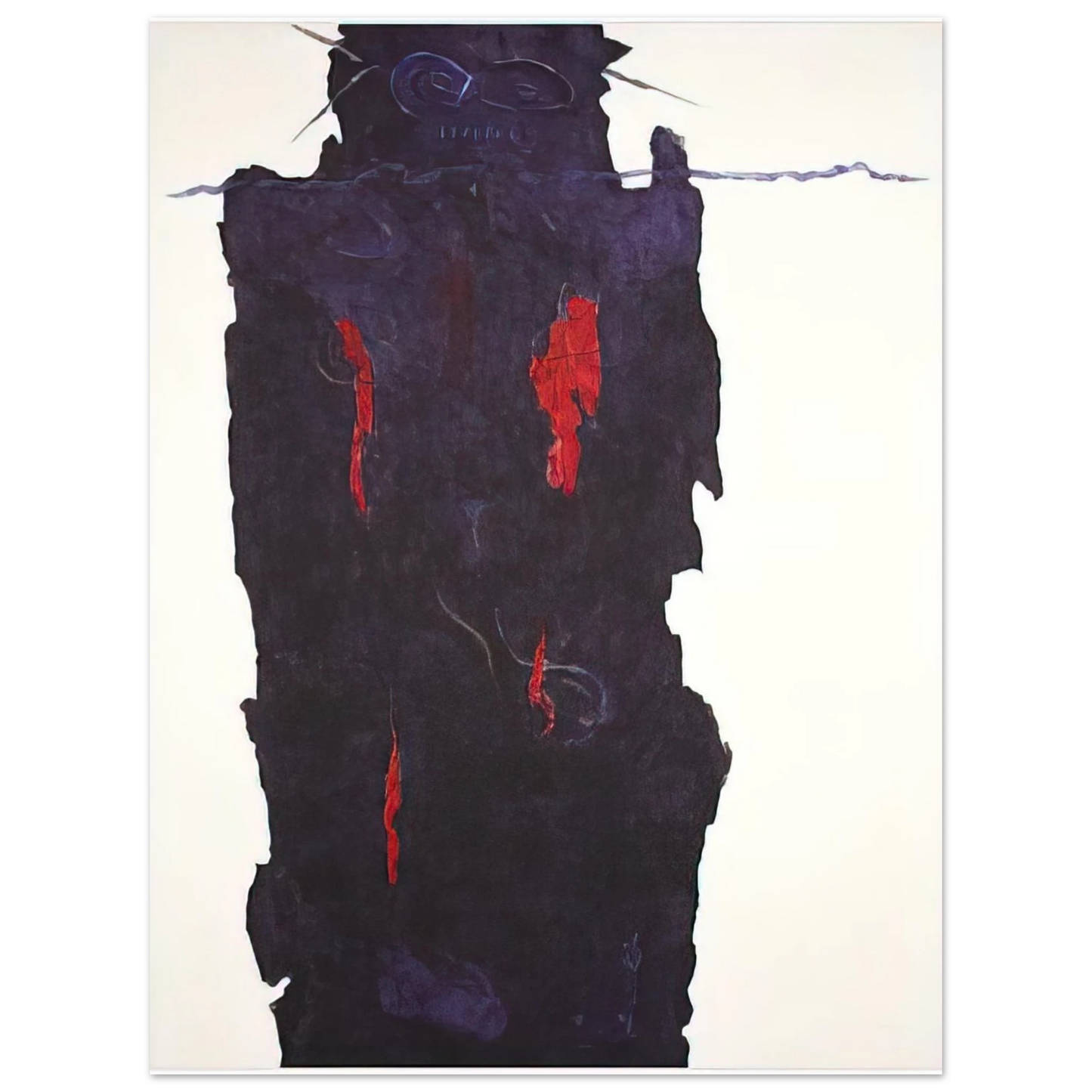 Theodoros Stamos - Infinity Field, Torino Series #7 - 1986  75x100 cm / 30x40inches Fine Art Poster