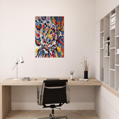 La Sève - 1963 - Alfred Manessier Brushed Aluminum Print - 70x100 cm / 28x40 inches | Alfred Manessier Aluminum Print | Alfred Manessier Prints