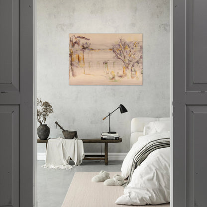House in Provence - Paul Cézanne Brushed Aluminum Print - 70x100 cm / 28x40 inches | Paul Cézanne Aluminum Print | Paul Cézanne Prints