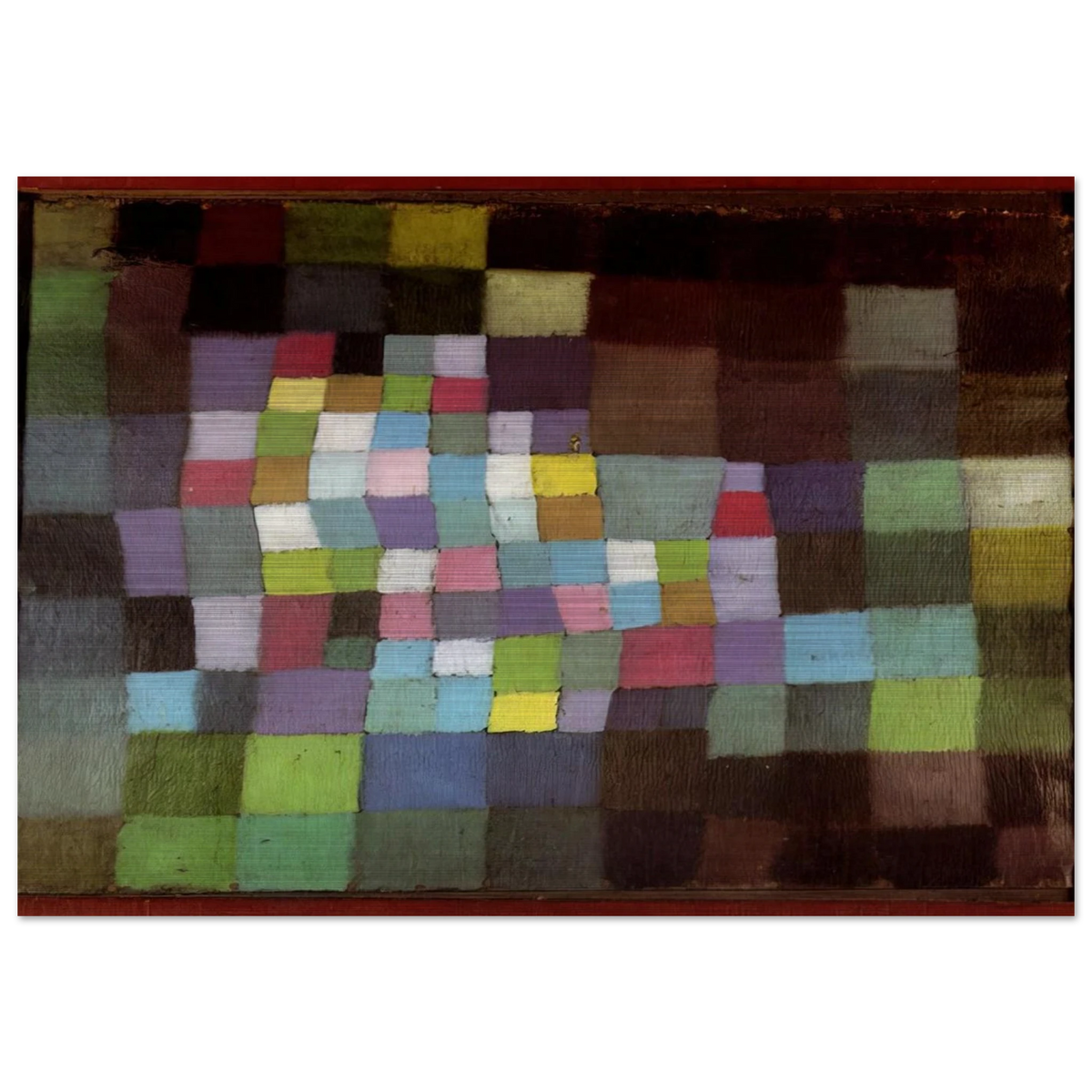 ABSTRACTION WITH REFERENCE TO A FLOWERING TREE 1925 - Paul Klee Brushed Aluminum Print - 70x100 cm / 28x40 inches | Paul Klee Aluminum Print | Paul Klee Prints