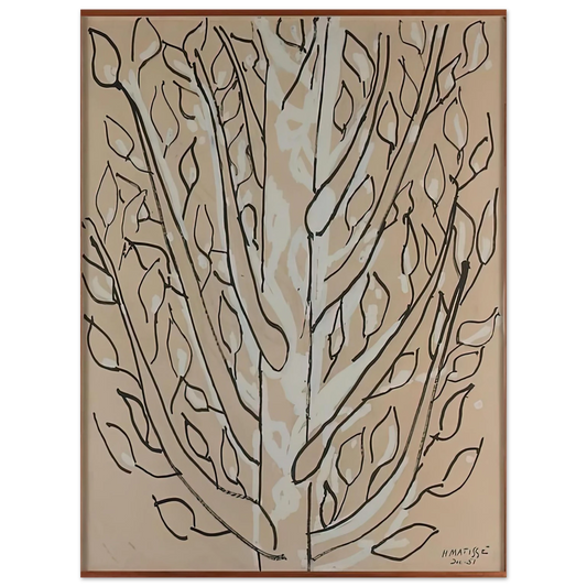 Henri Matisse - THE TREE 1951  75x100 cm / 30x40inches Fine Art Poster