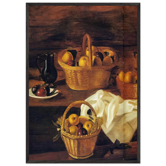 STILL LIFE 1 N1 - Andre Derain 70x100 cm / 28x40 inches Framed Art Print – Black Wooden Frame