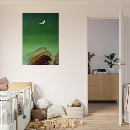 Spring Moon - 1942 - Agnes Lawrence Pelton Brushed Aluminum Print - 70x100 cm / 28x40 inches | Agnes Lawrence Pelton Aluminum Print | Agnes Lawrence Pelton Prints