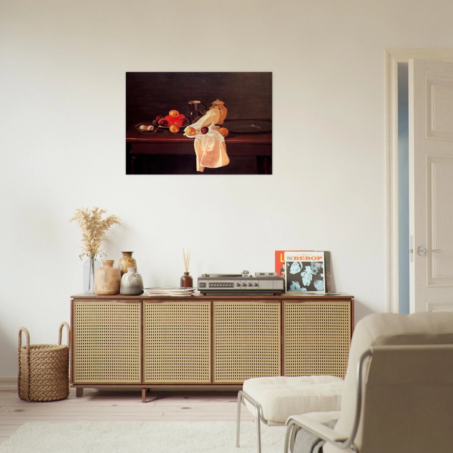 STILL LIFE WITH ORANGES 1931 - Andre Derain Brushed Aluminum Print - 70x100 cm / 28x40 inches | Andre Derain Aluminum Print | Andre Derain Prints