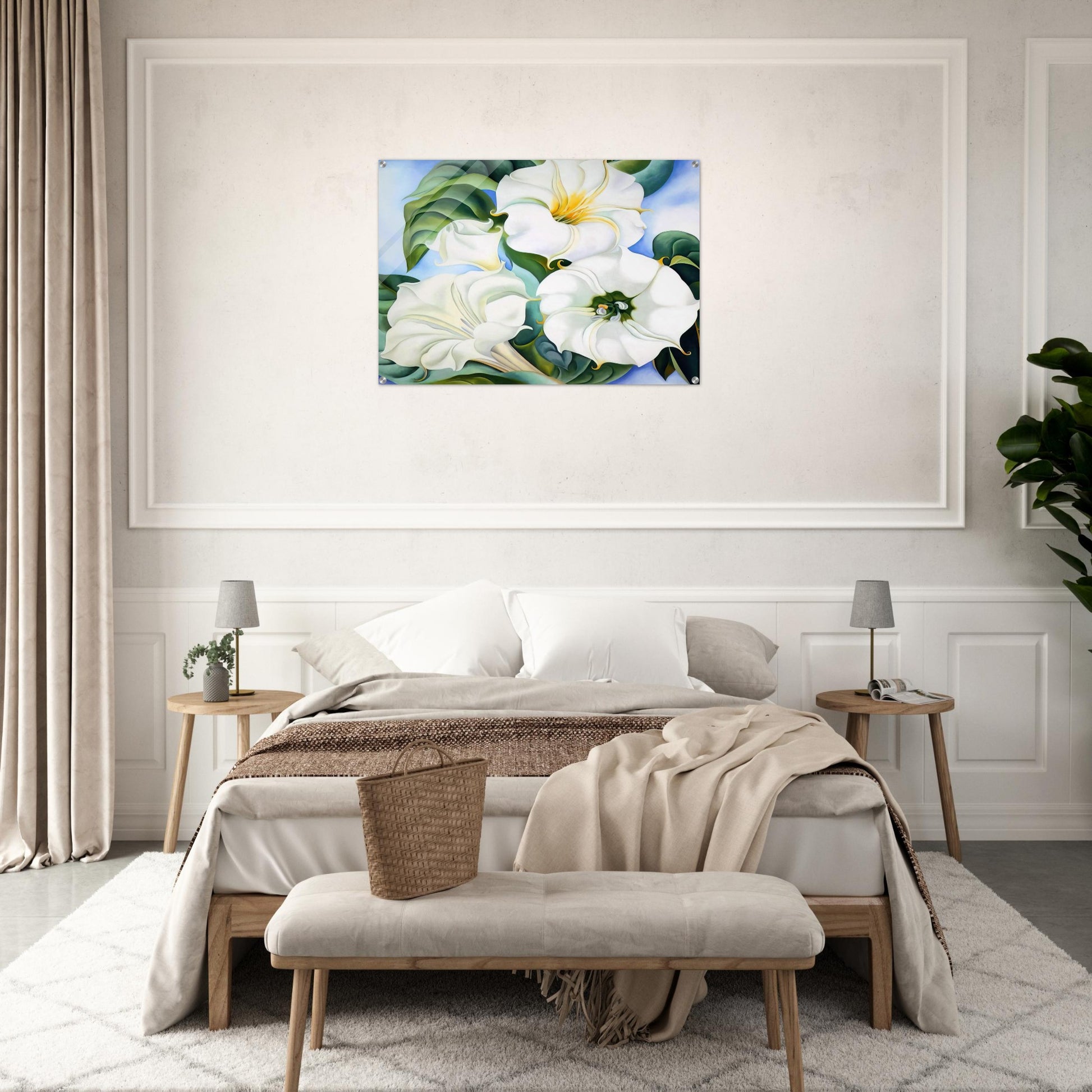 Jimson Weed 3 - Georgia O'Keeffe Acrylic Print - 70x100 cm / 28x40″ inches