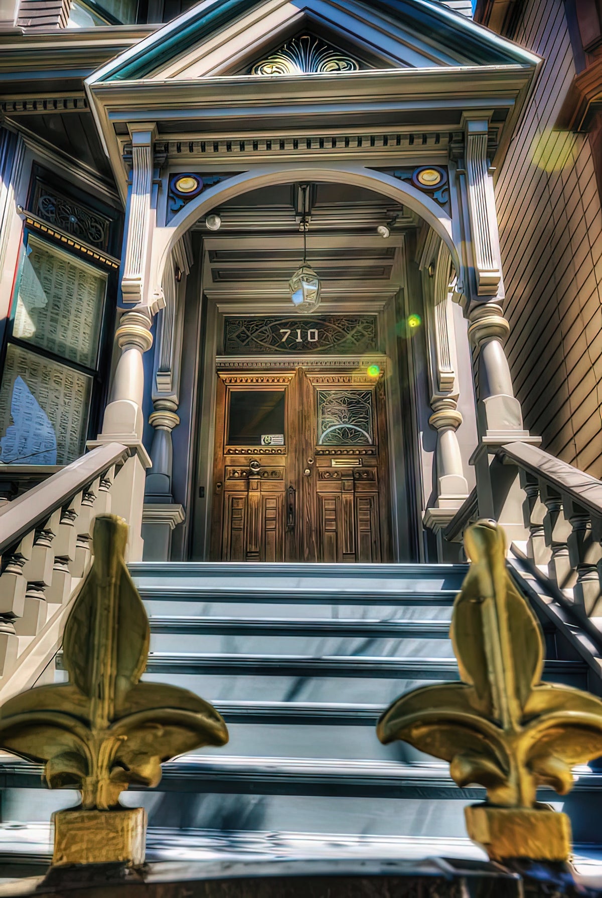 710 Ashbury Street Art Print | Grateful Dead House Fine Art Print | RedKalion