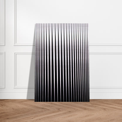 BREATHE 1966 - Bridget Riley Brushed Aluminum Print - 70x100 cm / 28x40 inches | Bridget Riley Aluminum Print | Bridget Riley Prints