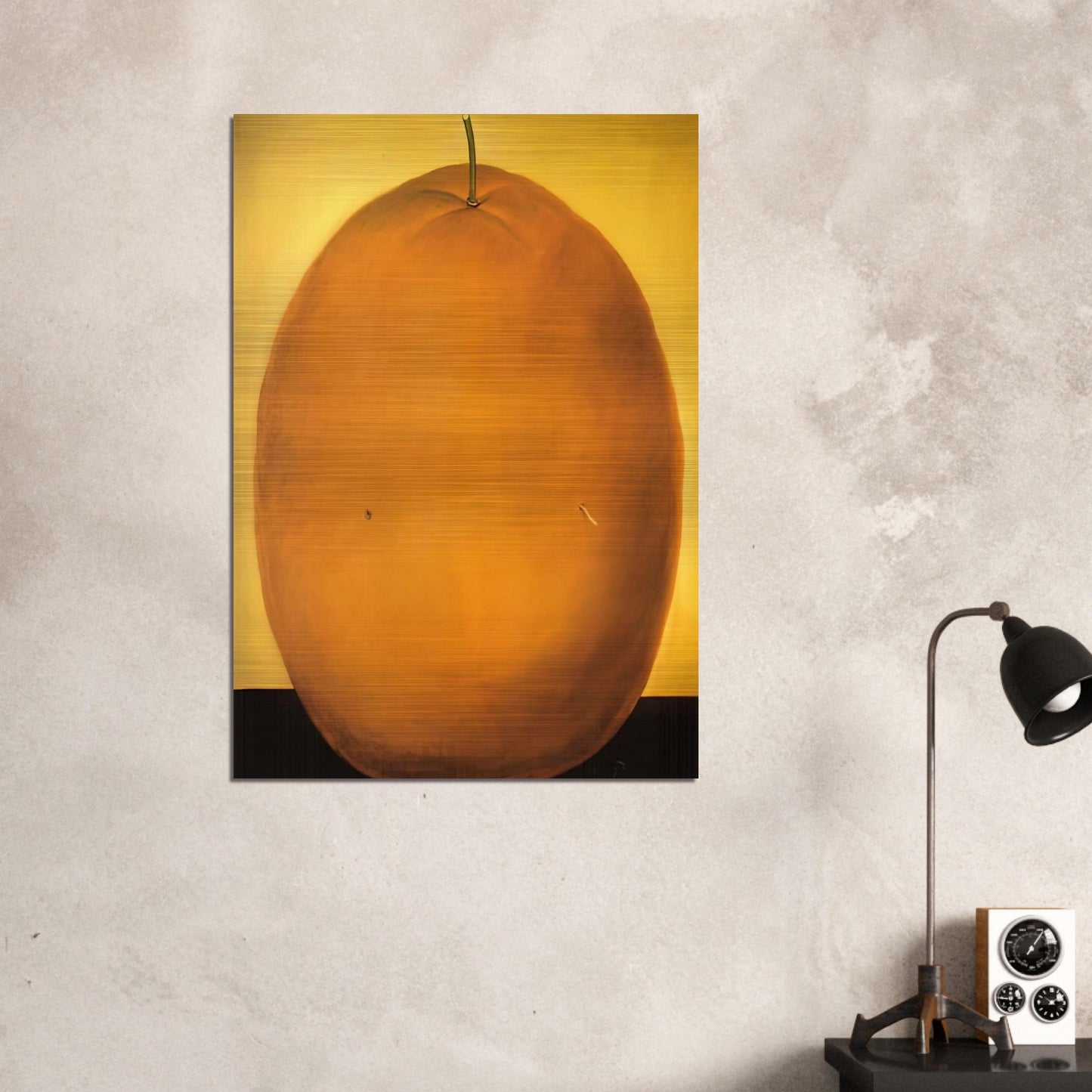 ORANGE - Fernando Botero Brushed Aluminum Print - 70x100 cm / 28x40 inches | Fernando Botero Aluminum Print | Fernando Botero Prints