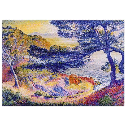 Cape Layet, Provence - Henri-Edmond Cross Brushed Aluminum Print - 70x100 cm / 28x40 inches | Henri-Edmond Cross Aluminum Print | Henri-Edmond Cross Prints