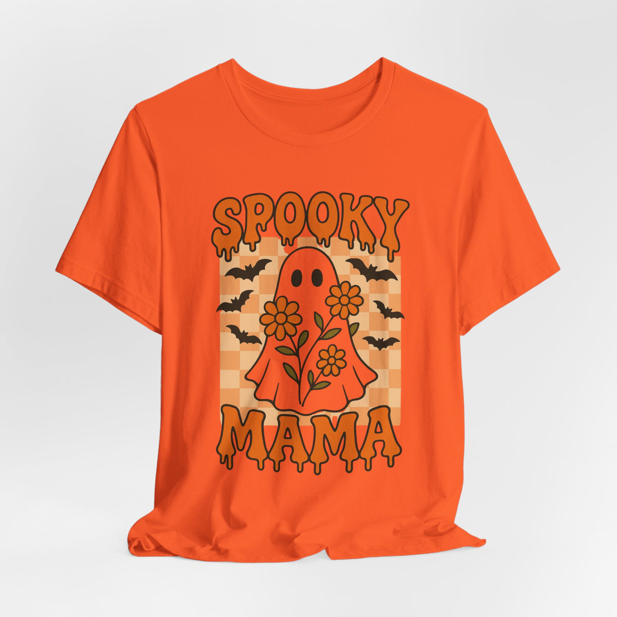 Gruselige Mama, grooviger Vintage-Geist, Halloween, gruselige Mutter