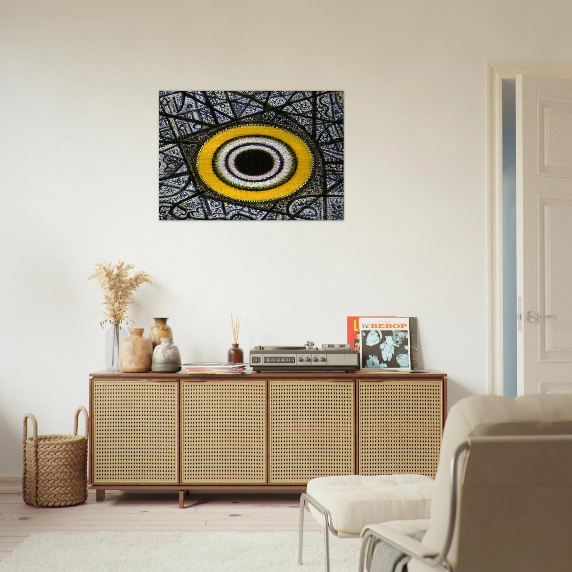Now a Turning Orb - Abstract Expressionism - Richard Pousette-Dart Brushed Aluminum Print - 70x100 cm / 28x40 inches | Richard Pousette-Dart Aluminum Print | Richard Pousette-Dart Prints