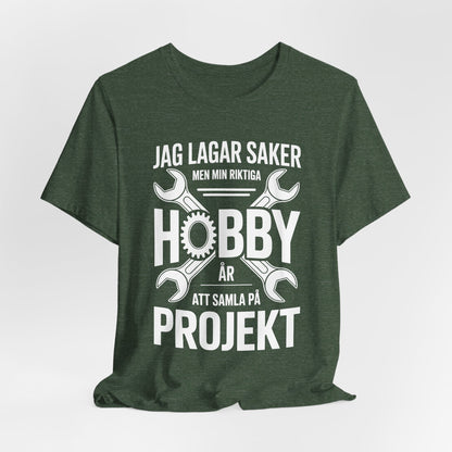 Hobby-Projekt-T-Shirt – Lustiges DIY-Shirt für Bastler, Geschenk für Heimwerker, Vatertag, Freizeitkleidung, Werkstattbekleidung