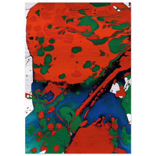 Untitled  SFP94-137  SFF 1807  - Sam Francis Brushed Aluminum Print - 70x100 cm / 28x40 inches | Sam Francis Aluminum Print | Sam Francis Prints