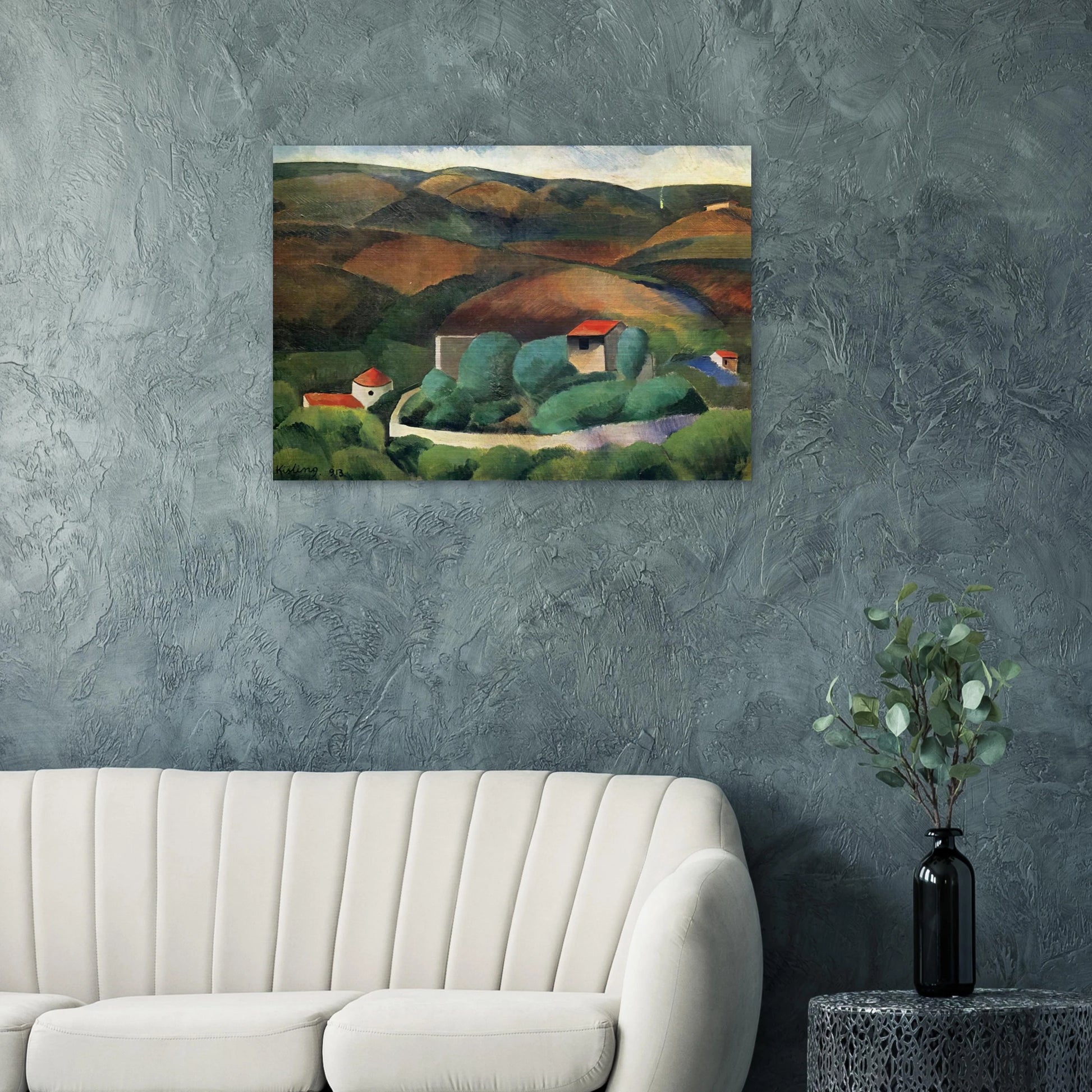 NOT IDENTIFIED 1913 - Moise Kisling Brushed Aluminum Print - 70x100 cm / 28x40 inches | Moise Kisling Aluminum Print | Moise Kisling Prints