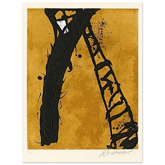 Emil Schumacher - 211990 - 1990  75x100 cm / 30x40inches Fine Art Poster